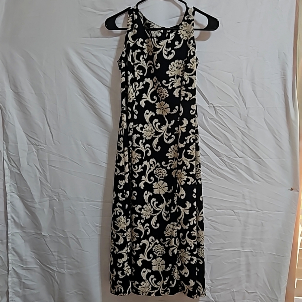 Studio 1 Petite 4P Gold and black dress